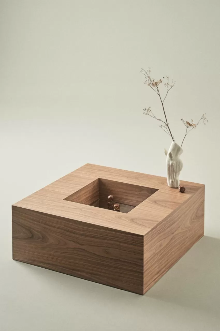 Bord*Jotex BARTOLO Soffbord 90x90 Cm Valnöt