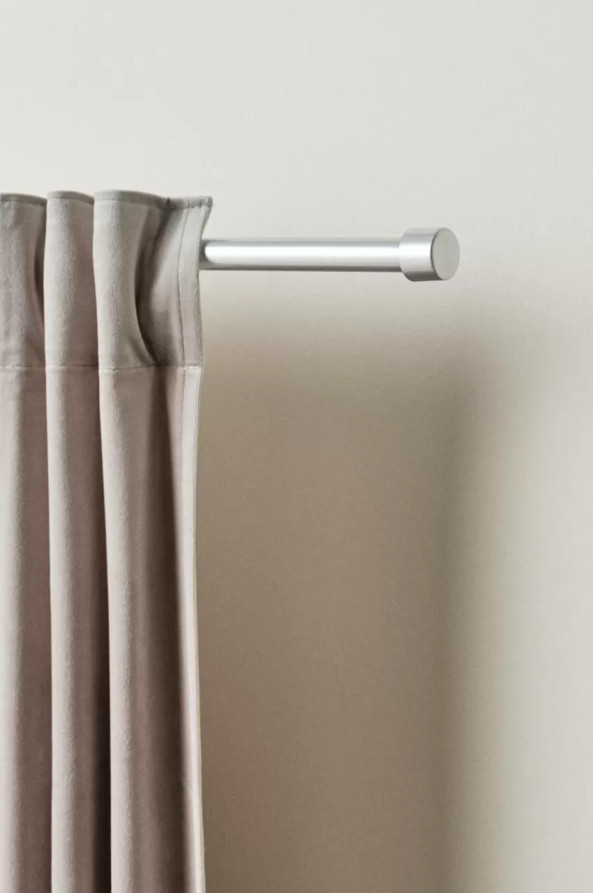 Gardinstänger*Jotex BASIC Gardinstång 134-180 Cm Silver
