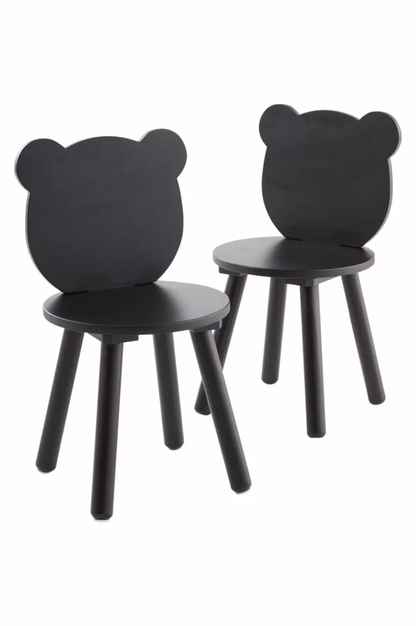 Barnmöbler | Barnmöbler Deal*Jotex BEARY Barnstol 2-pack Svart
