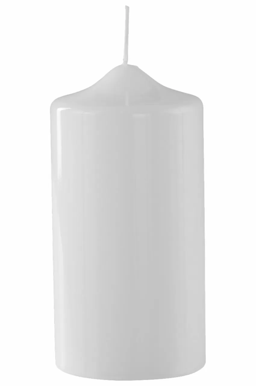 Ljus | Juldekoration*Jotex BECKY LACK Blockljus - Höjd 20 Cm Vit