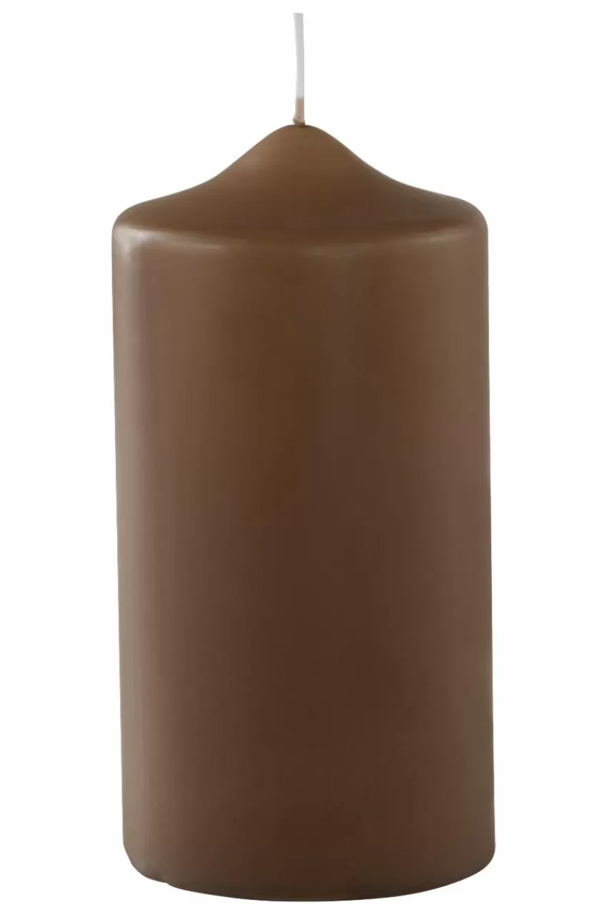 Juldekoration | Ljus*Jotex BECKY MATT Blockljus - Höjd 20 Cm Beige