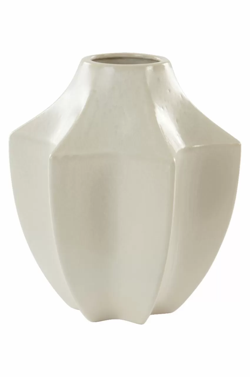 Vaser*Jotex BERIT Vas - Höjd 27 Cm Naturvit