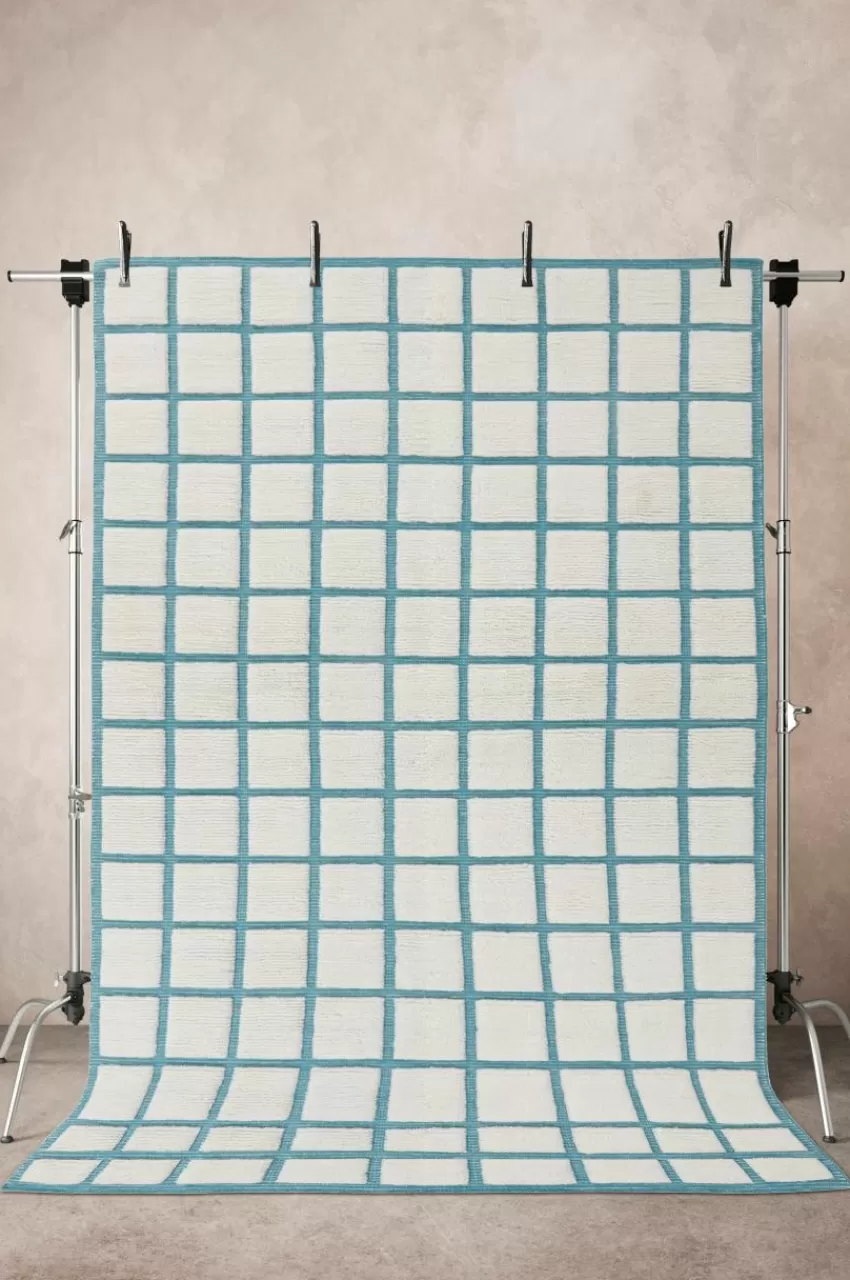 Ullmattor*Jotex BERKEL Ullmatta 200x300 Cm Blå/naturvit
