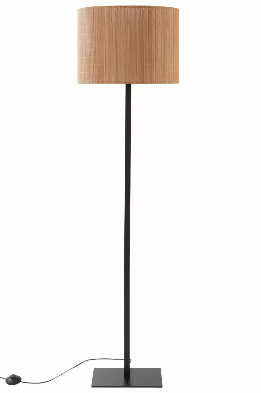 Golvlampor*Jotex BLAZE Golvlampa Linnebeige/svart