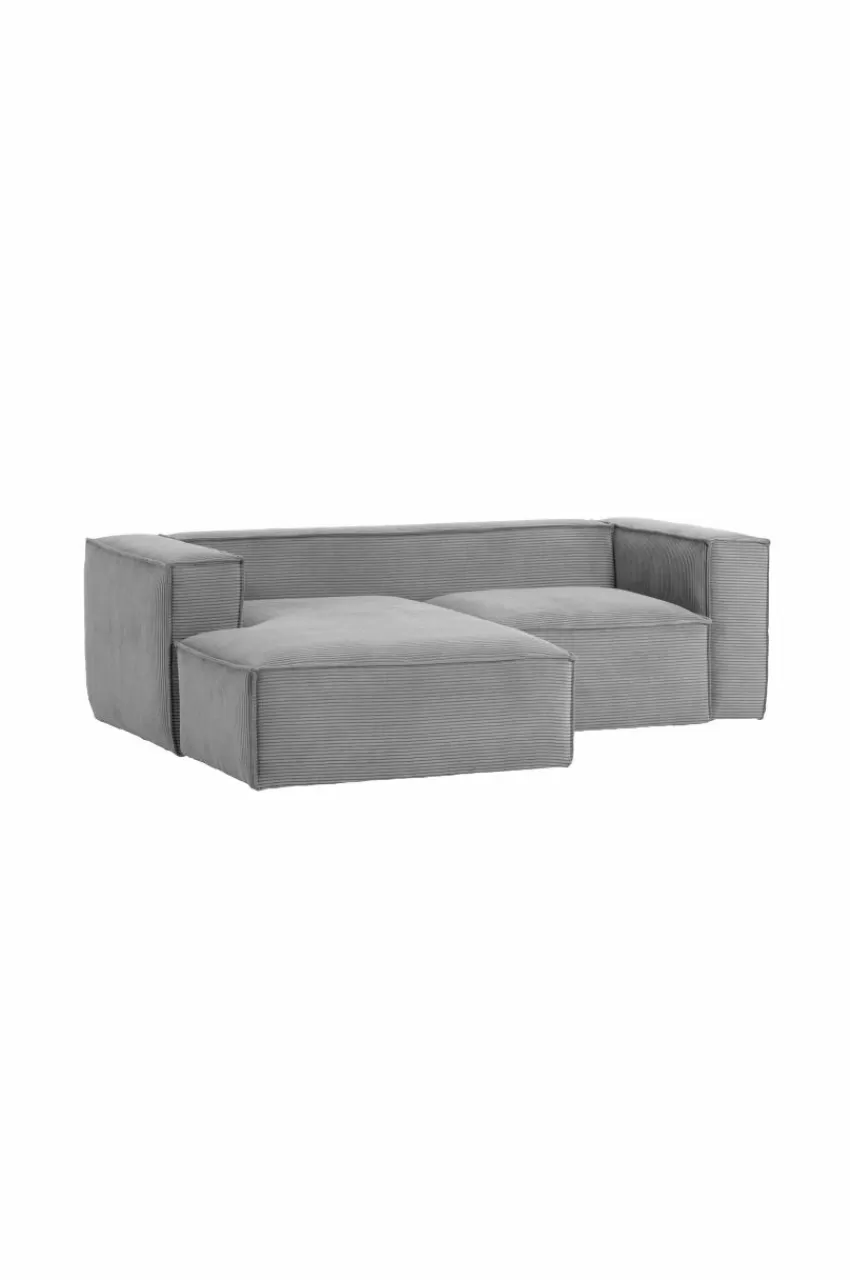 Soffor*Jotex BLOK Soffa 2-sits - Divan Vänster Ljus grå
