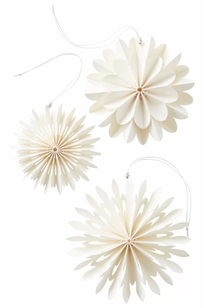 Juldekoration*Jotex BLOSSOM Dekorationshänge 3-pack Naturvit