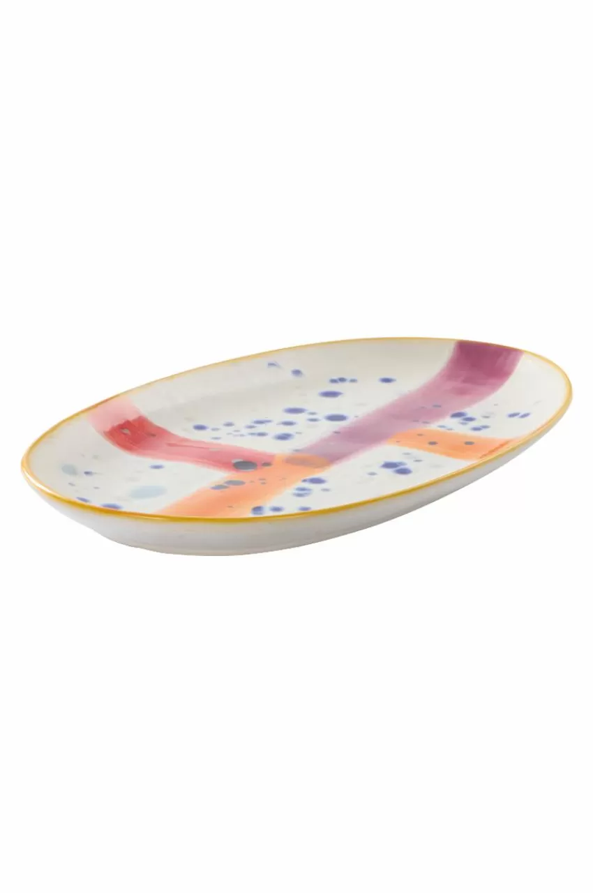 Tallrikar*Jotex BLUE Tallrik 43.5x27 Cm Multi