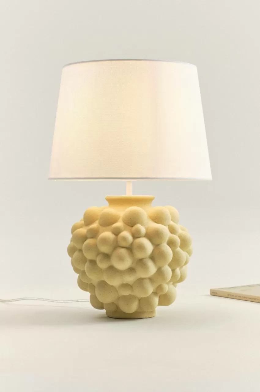 Bordslampor*Jotex BLUSH Bordslampa Gul/naturvit