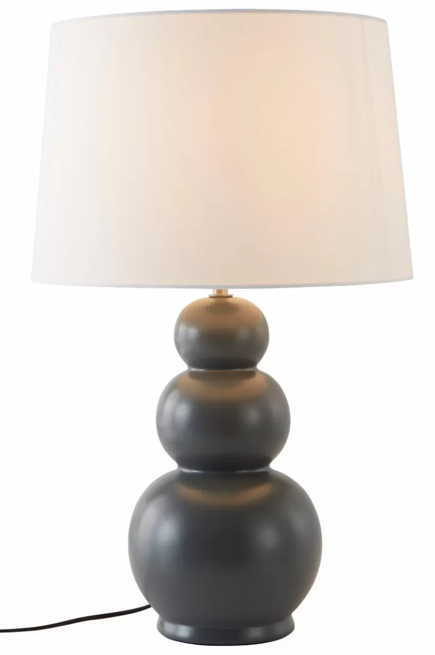 Bordslampor*Jotex BOBBY RAY Bordslampa Grå/vit