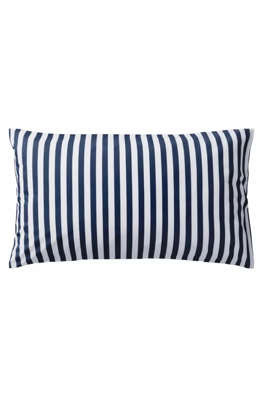 Örngott*Jotex BOEL örngott 90x50 Cm - Ekologisk Marinblå/vit