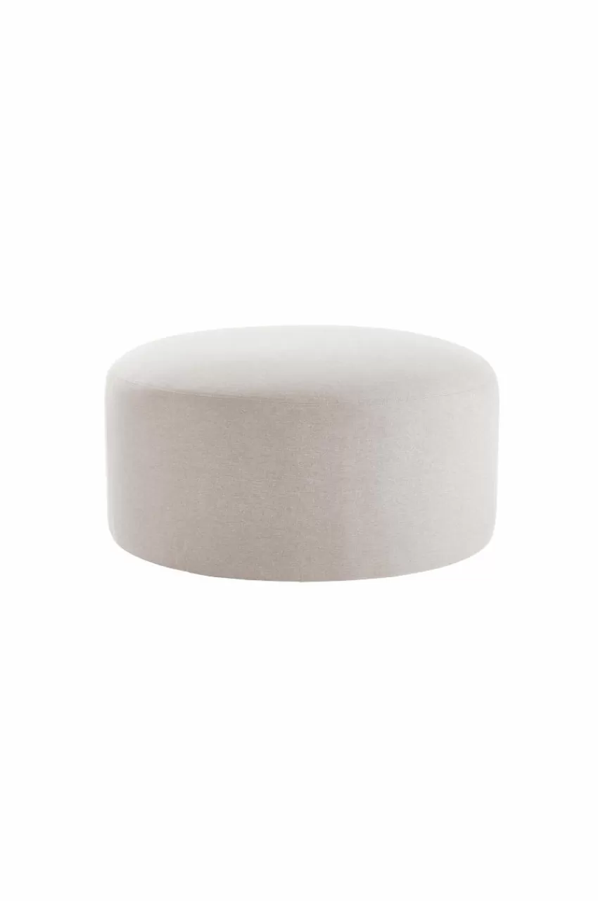 Sittpuffar*Jotex BOLTON Sittpuff ø 78 Cm Ljus fjädergrå