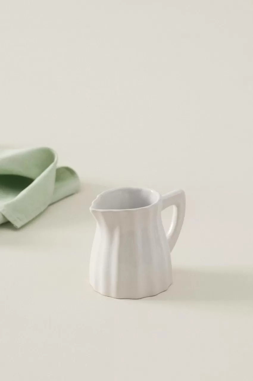 Glas*Jotex BONNIE Mjölkkanna Naturvit