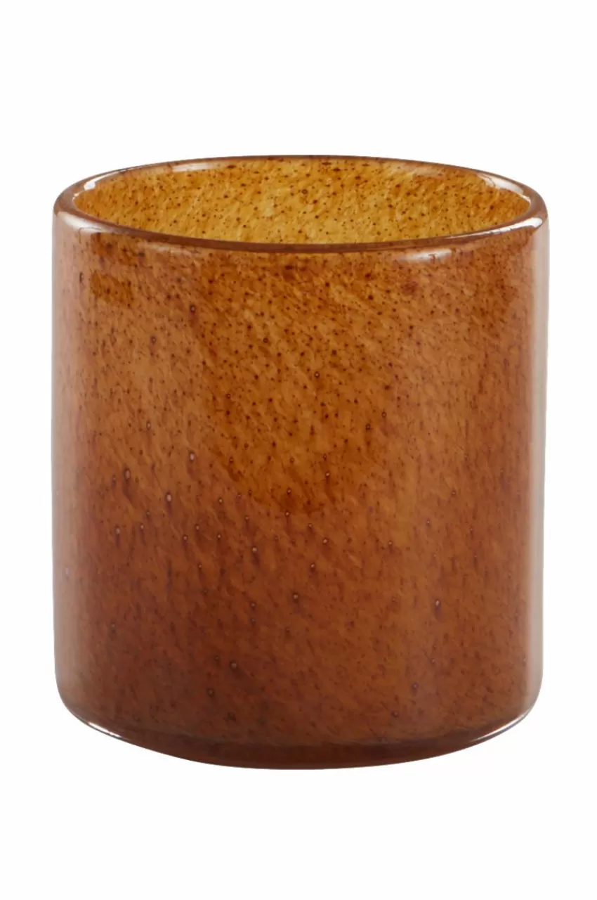 Ljuslyktor*Jotex BOSS Ljuslykta - Höjd 12 Cm Senapsbrun
