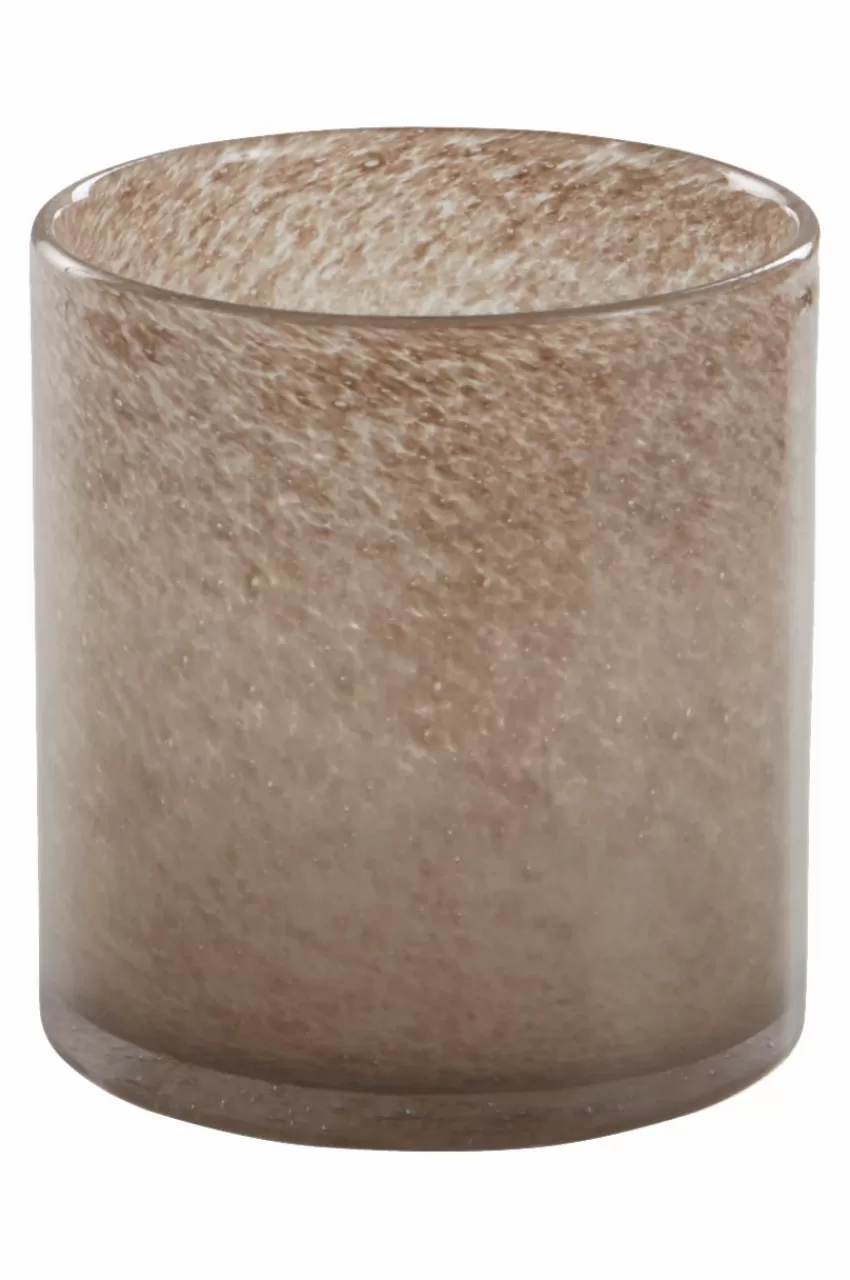 Ljuslyktor*Jotex BOSS Ljuslykta - Höjd 16 Cm Beigelila