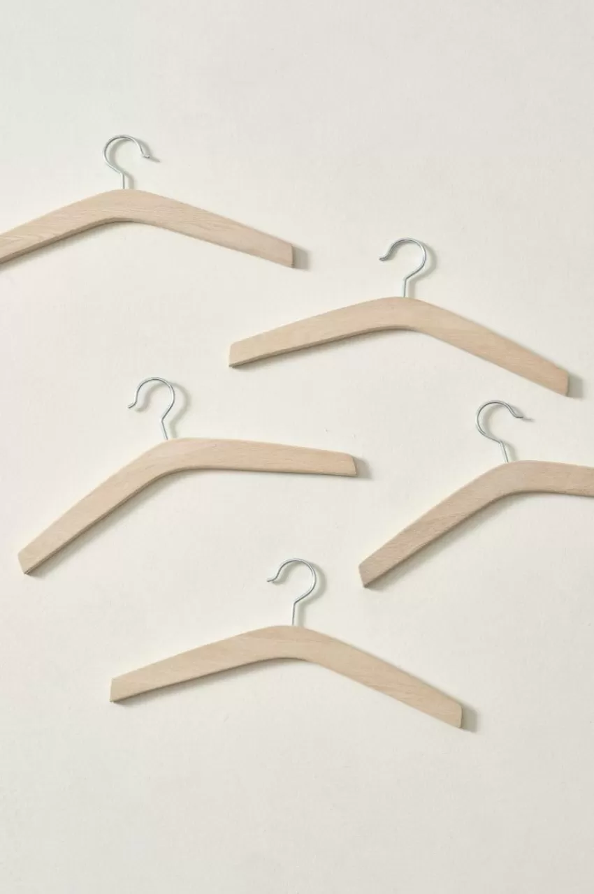 Hallmöbler*Jotex BOVALL 5-pack Galge Vitsåpad ek