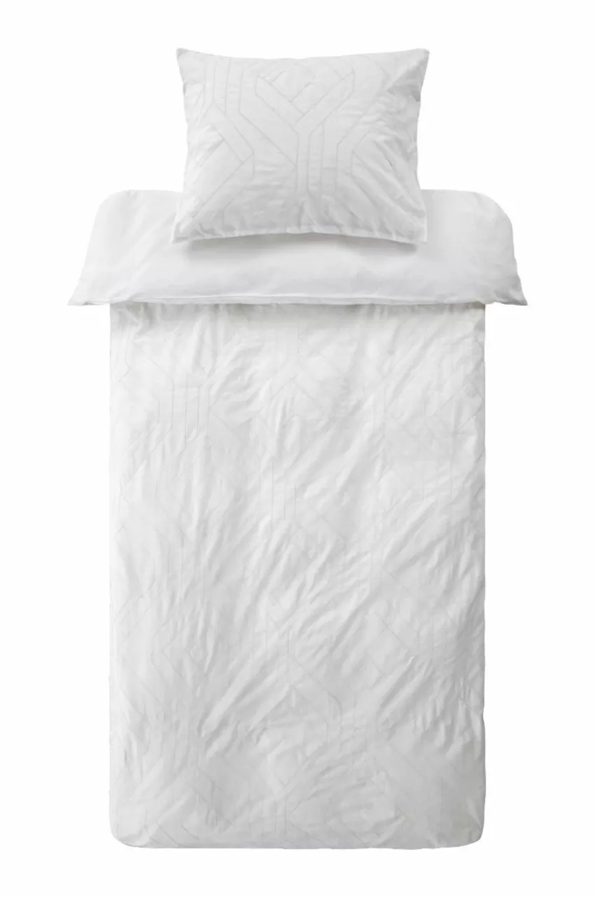 Påslakanset*Jotex BRYONA Påslakanset Enkelsäng Vit/beige
