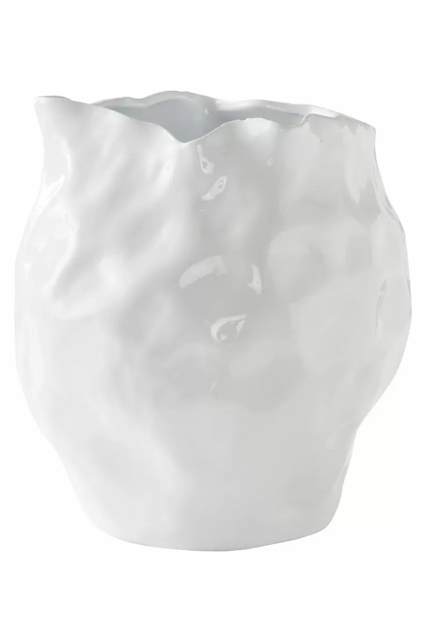 Vaser*Jotex BUBBA Vas - Höjd 31 Cm Vit