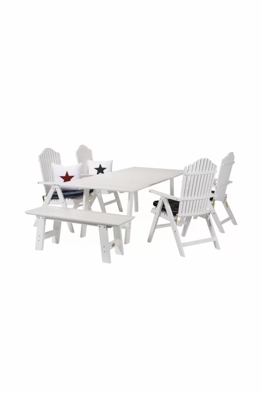Utesoffor & Utebänkar | Utemöbler*Jotex BULLERÖ Bänk 40x120 Cm Vit