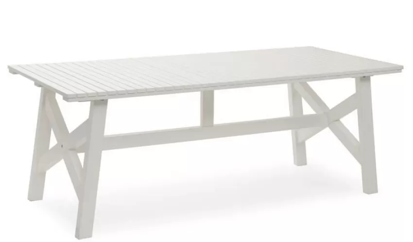 Utebord | Utemöbler*Jotex BULLERÖ Bord 90x200 Cm Vit