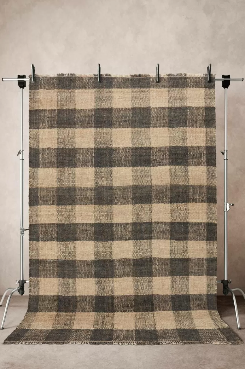 Jutemattor*Jotex BURSA Jutematta 200x300 Cm Svart/naturvit
