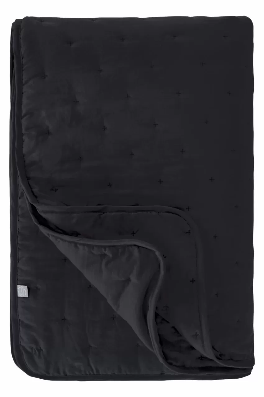 Överkast*Jotex CALM överkast - Enkelsäng 150x250 Cm Svart
