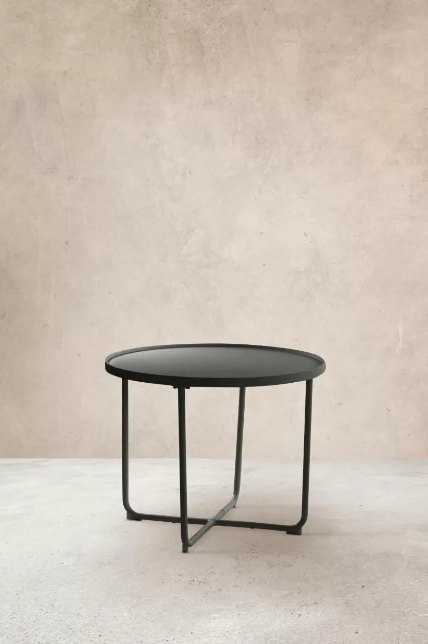 Utebord | Utemöbler*Jotex CAORLE Sidobord ø 61 Cm - Hög Svart