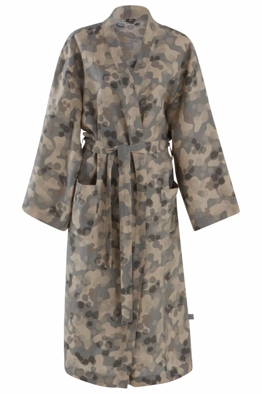 Morgonrockar*Jotex CARA Kimono Lång Grå