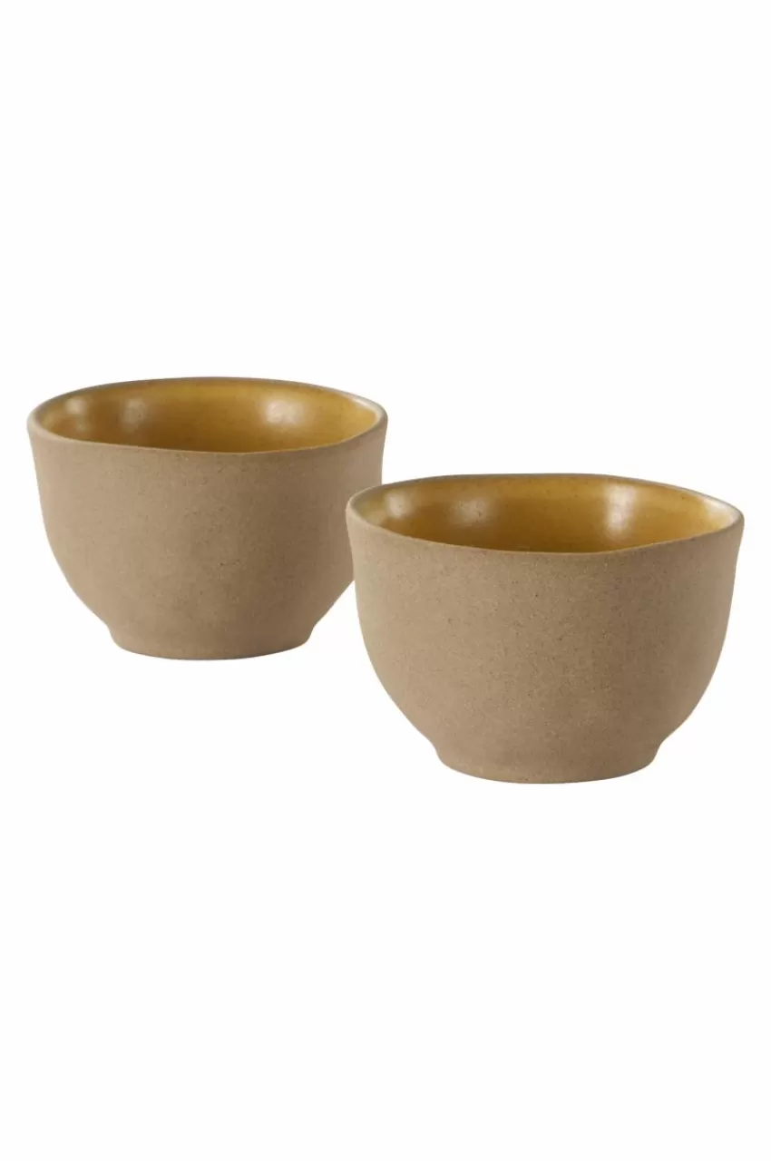 Koppar & Muggar*Jotex CARA Kopp 2-pack Senap/beige
