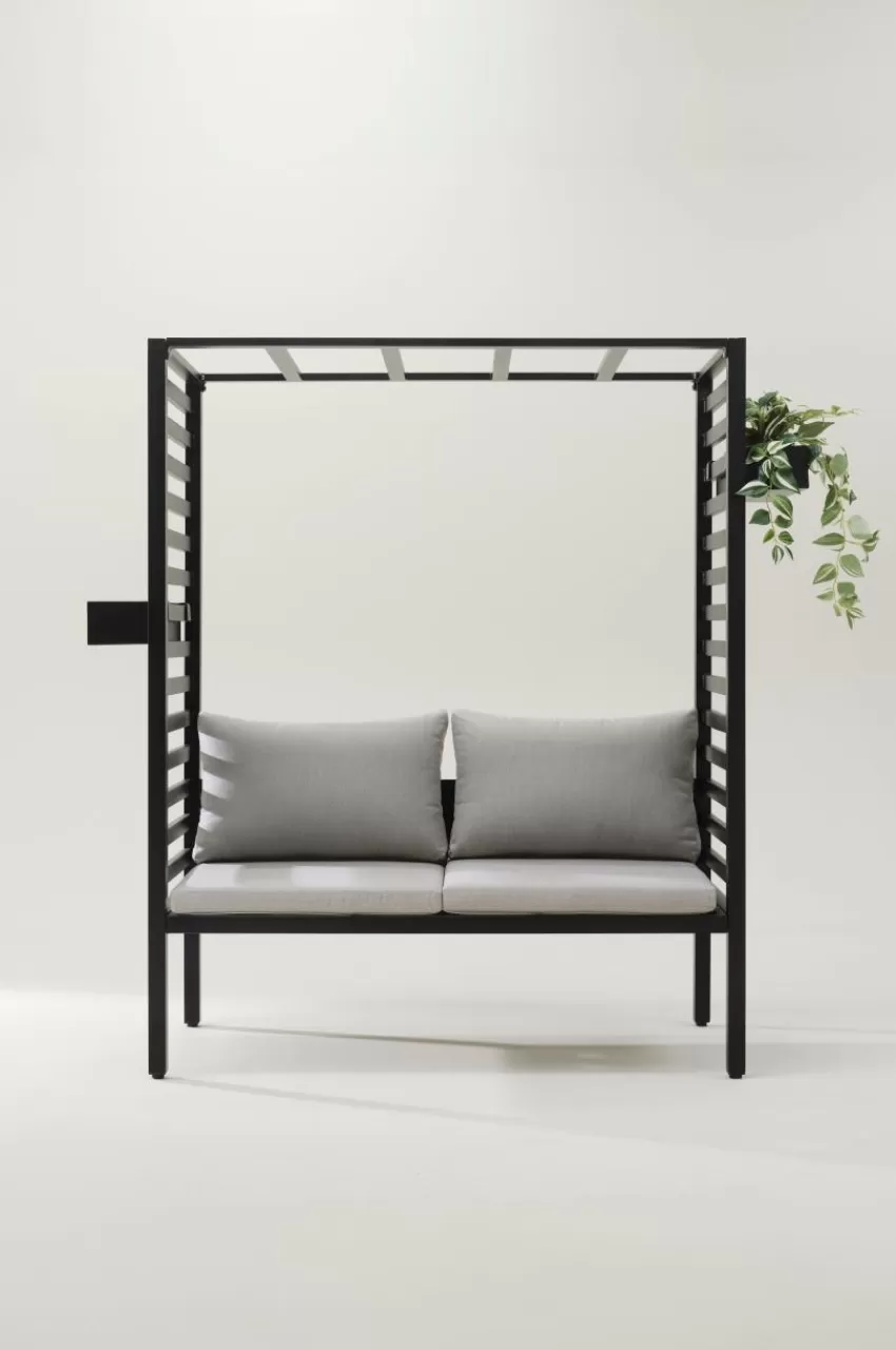 Parasoller & Pergola | Utemöbler*Jotex CARLO Soffa Med Pergola Svart