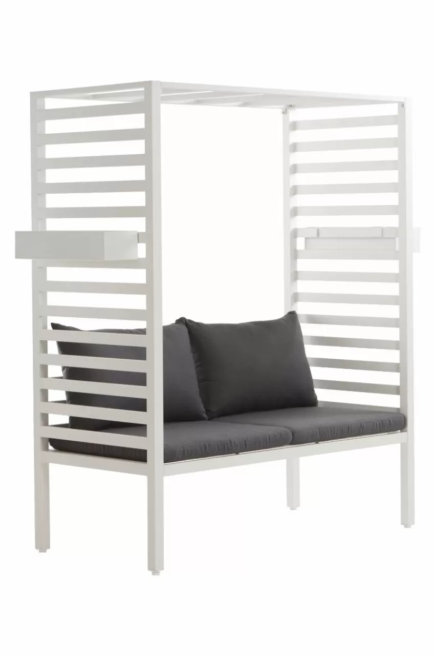 Parasoller & Pergola | Utemöbler*Jotex CARLO Soffa Med Pergola Vit