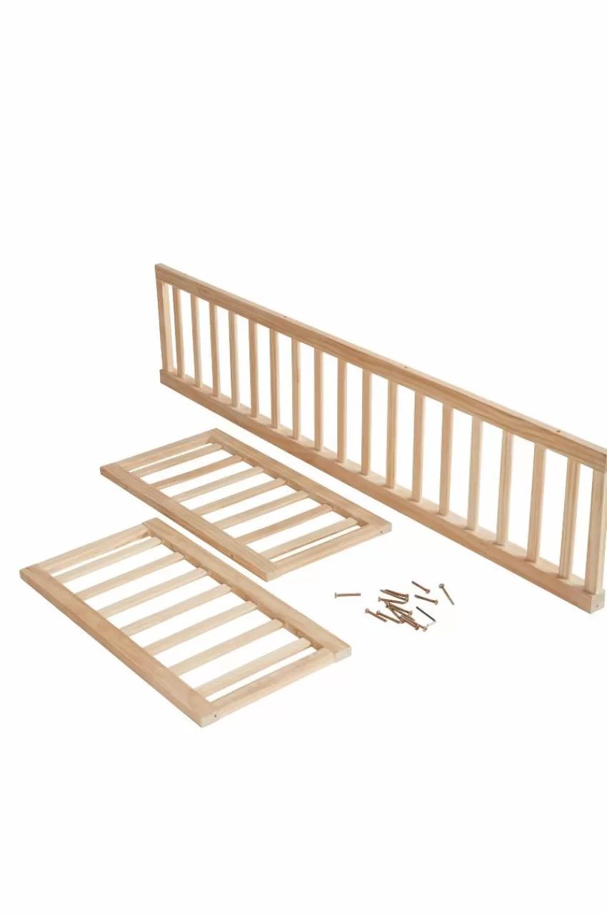 Barnmöbler | Barnmöbler Deal*Jotex CASTILLO MINI Staket Till Barnsäng 70x160 Cm Natur