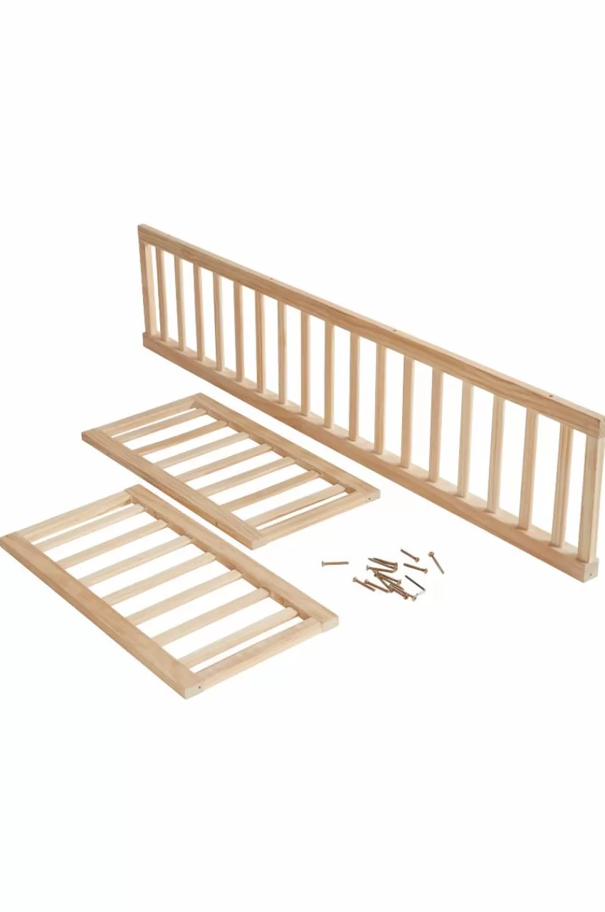 Barnmöbler | Barnmöbler Deal*Jotex CASTILLO Staket Till Barnsäng 90x200 Cm Natur