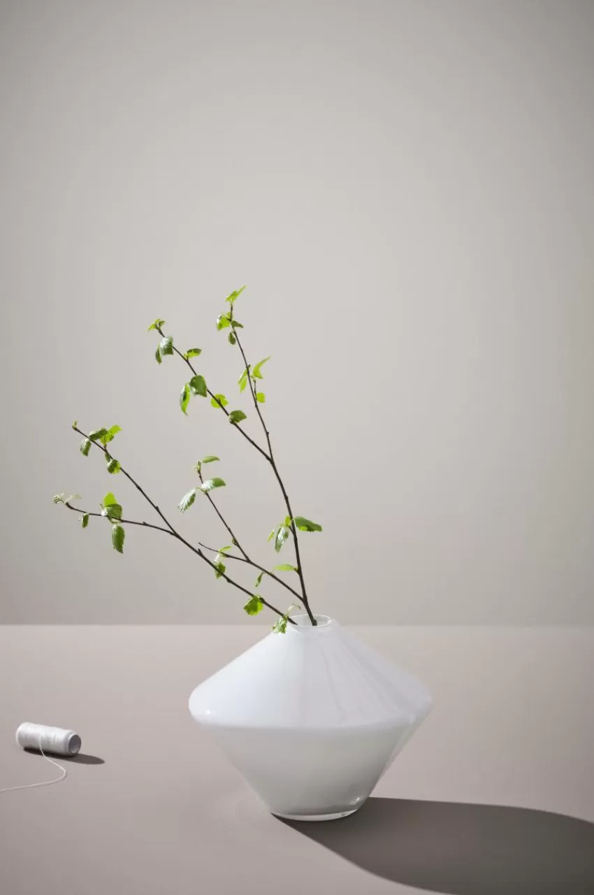 Vaser*Jotex CELIA MAY Glasvas - Höjd 15 Cm Vit