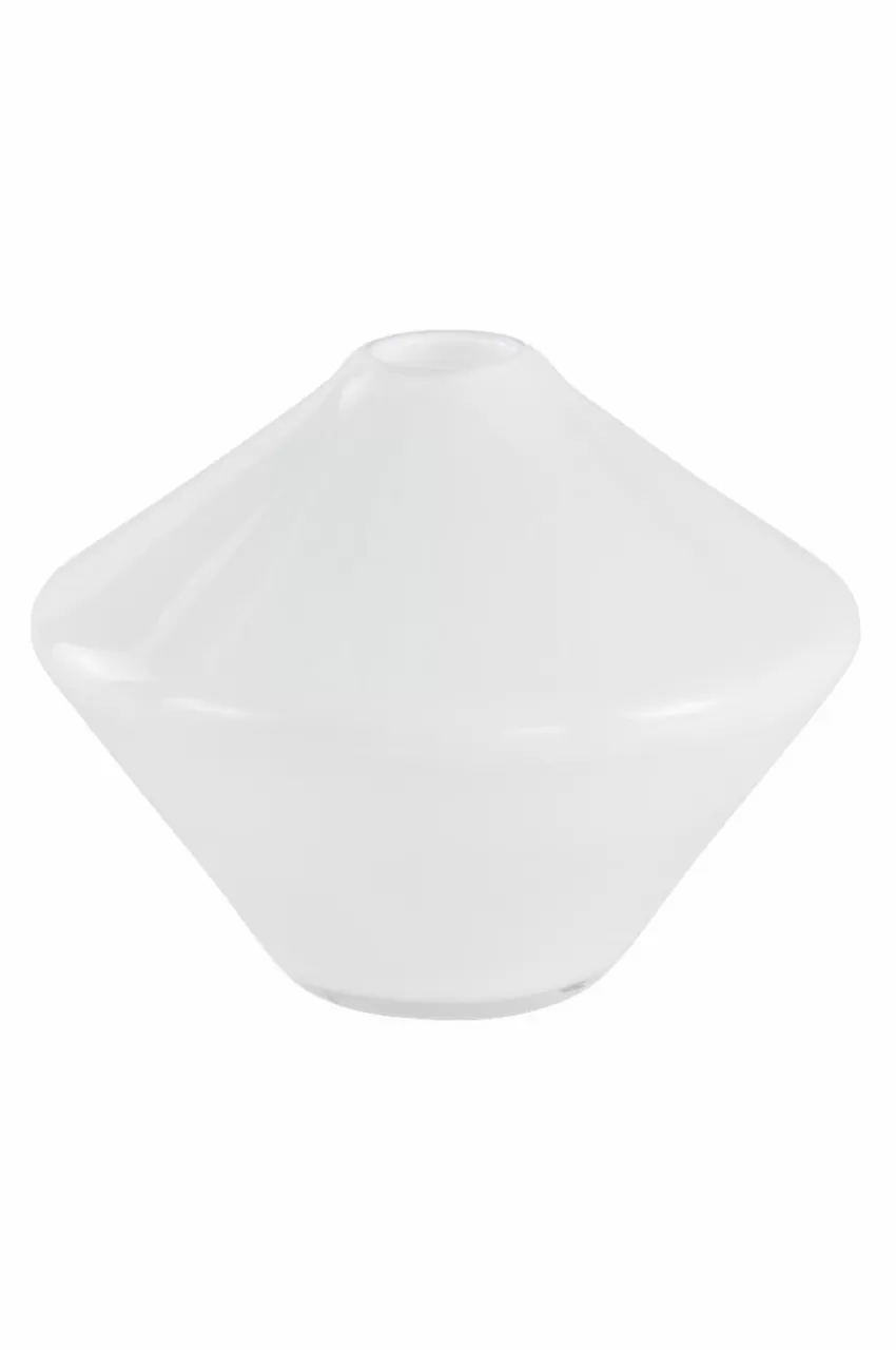 Vaser*Jotex CELIA MAY Glasvas - Höjd 15 Cm Vit