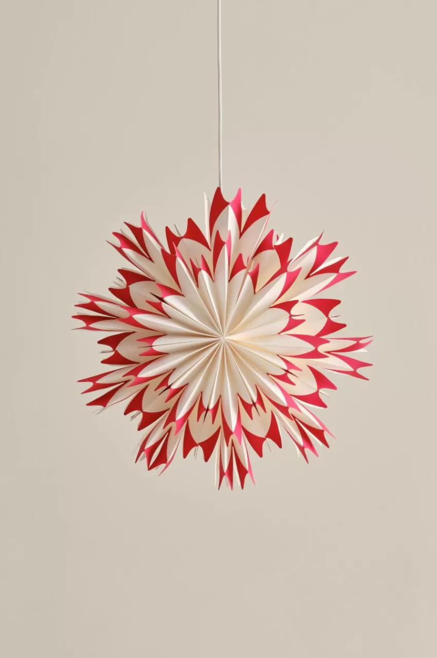 Julbelysning*Jotex CERES Julstjärna ø 50 Cm Vit/röd