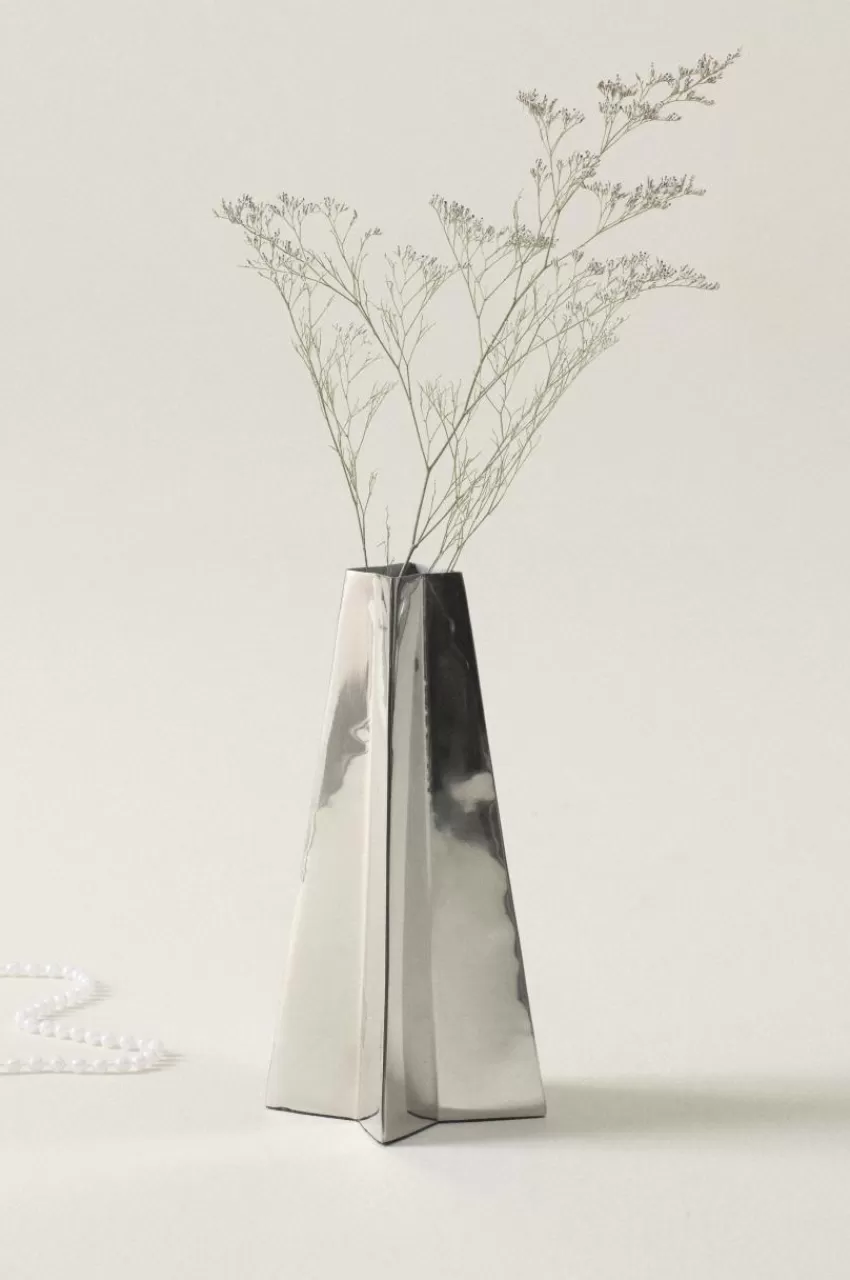 Vaser*Jotex CHANTAL Vas - Höjd 25,5 Cm Krom