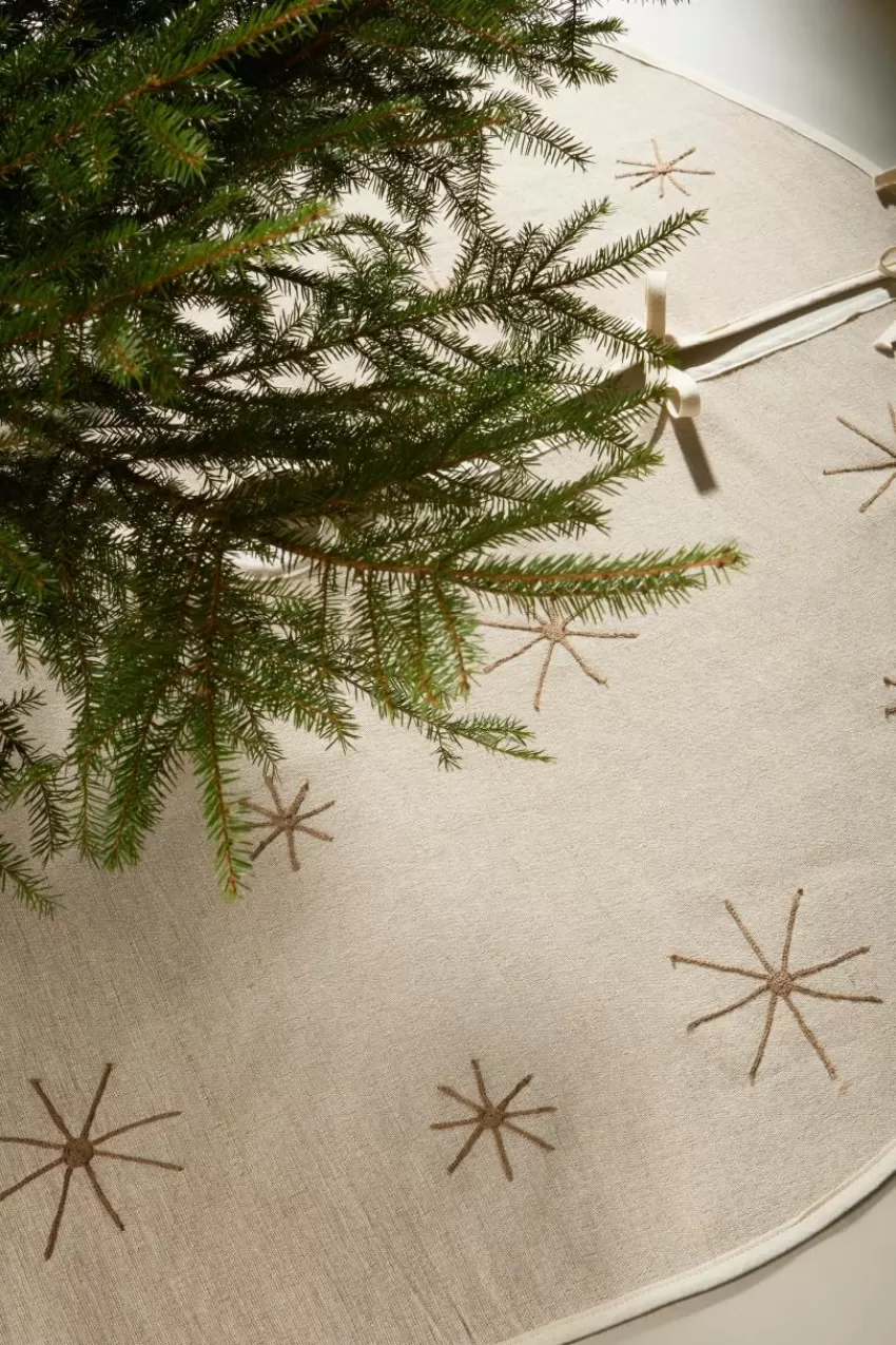 Julgransmattor*Jotex CHARON Julgranskappa ø 120 Cm Ljusbeige/brun