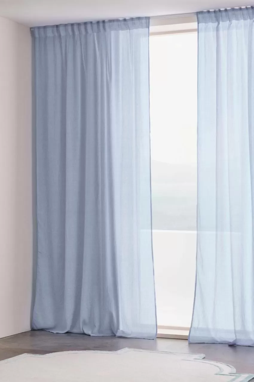 Barngardiner*Jotex CIA Multifunktionsgardin 2-pack Blå