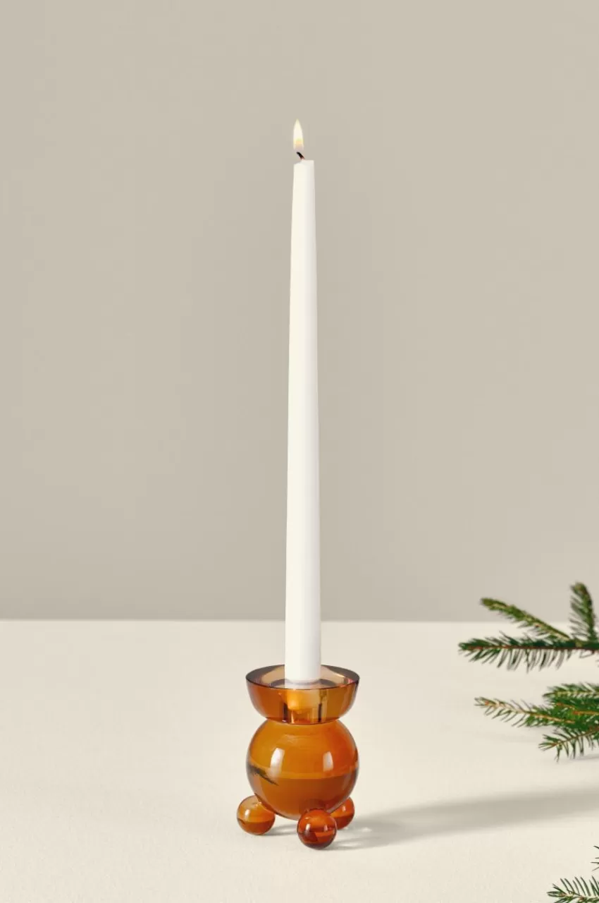 Ljusstakar*Jotex CLASSY Ljusstake Brun