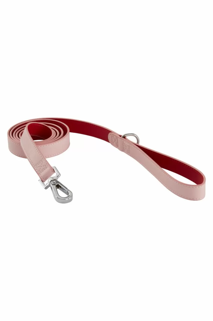 Djurtillbehör*Jotex COCO Hundkoppel Röd/rosa