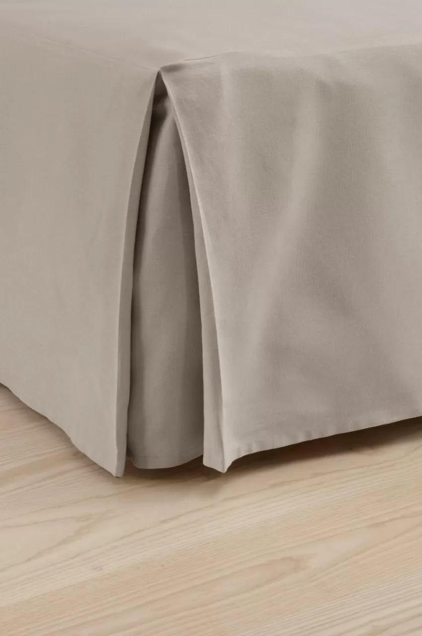 Sängkappor*Jotex COLOUR Sängkappa 45 Cm - Ekologisk Gråbeige