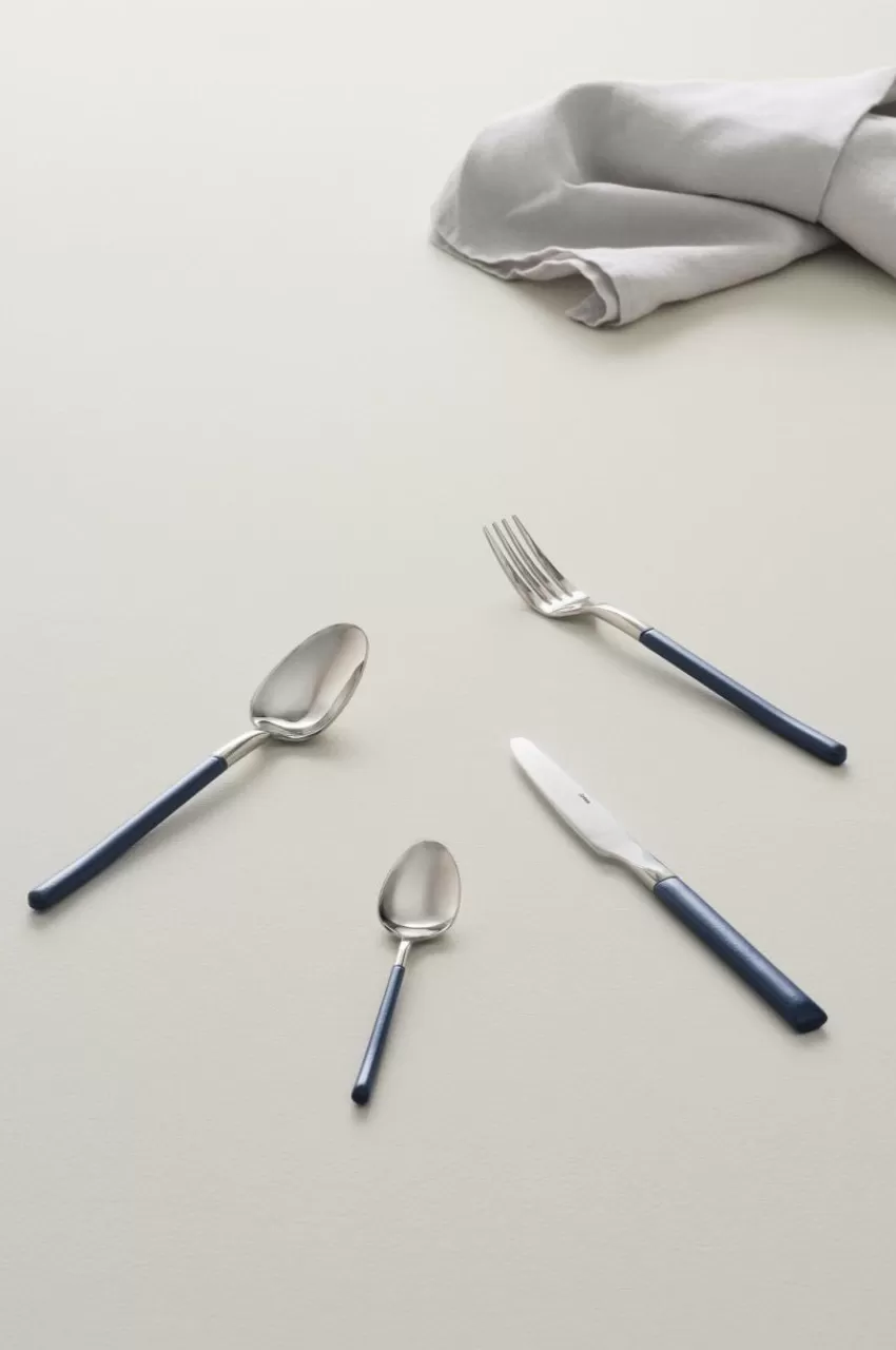 Bestick*Jotex COLT Bestickset 24 Delar Silver/blå