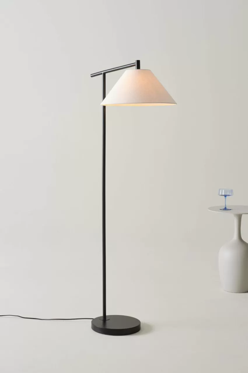 Golvlampor*Jotex CONE Golvlampa Black with oatmeal
