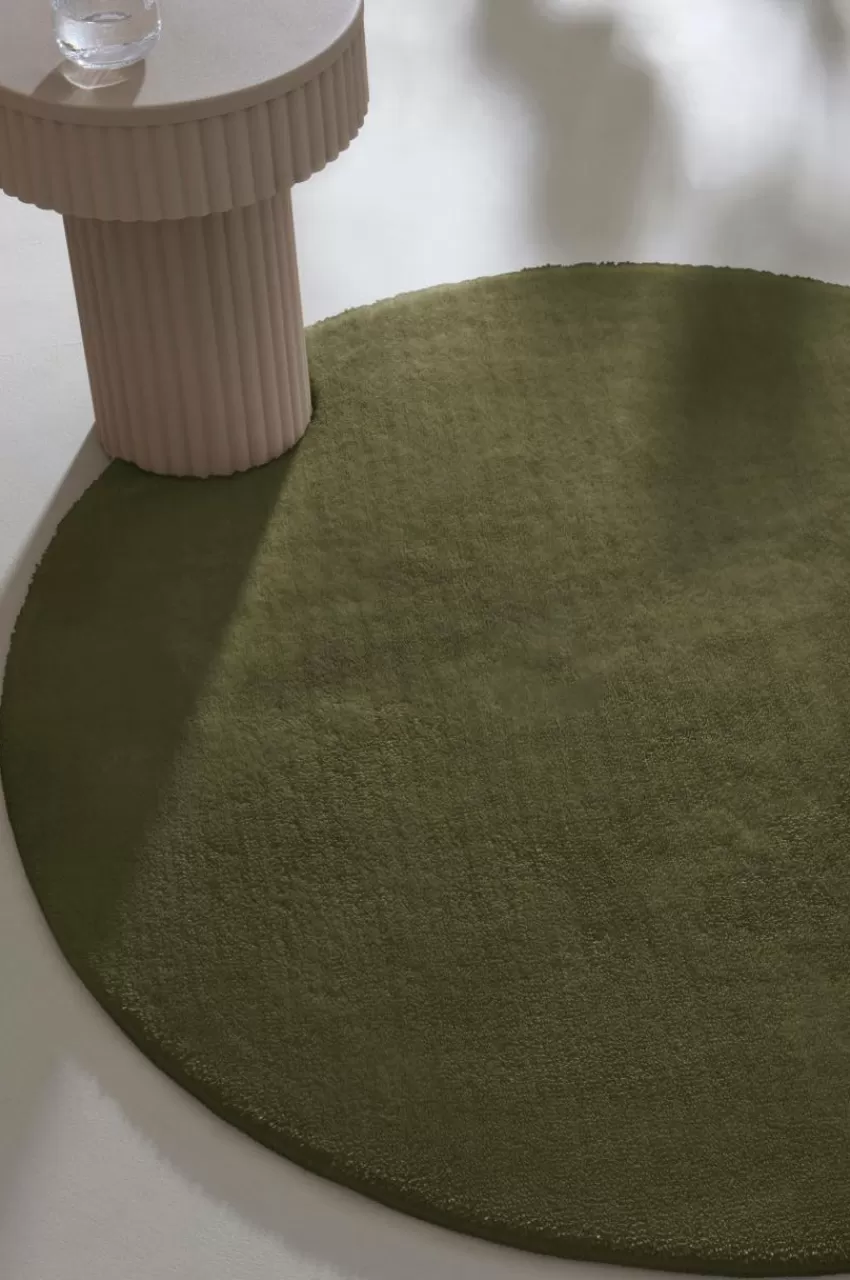 Lugg- & Ryamattor | Julgransmattor*Jotex CORAL Rund Luggmatta Grön