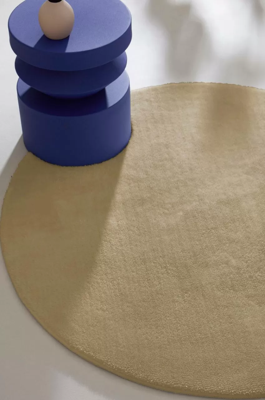 Lugg- & Ryamattor | Julgransmattor*Jotex CORAL Rund Luggmatta Beige
