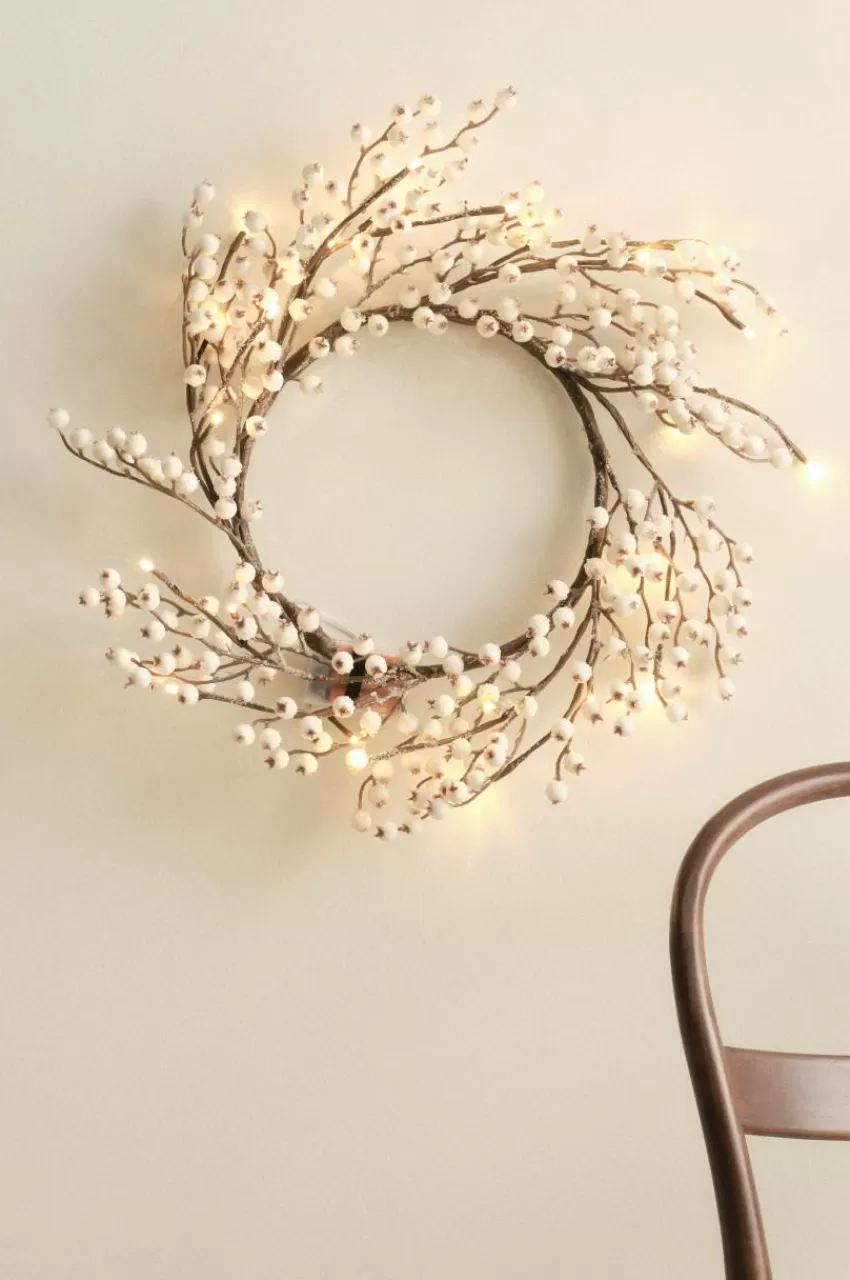 Julbelysning | Dekorativ Belysning*Jotex CORDELIA Krans LED Vit