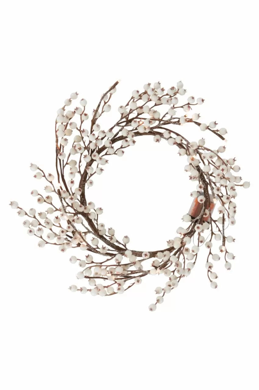 Julbelysning | Dekorativ Belysning*Jotex CORDELIA Krans LED Vit