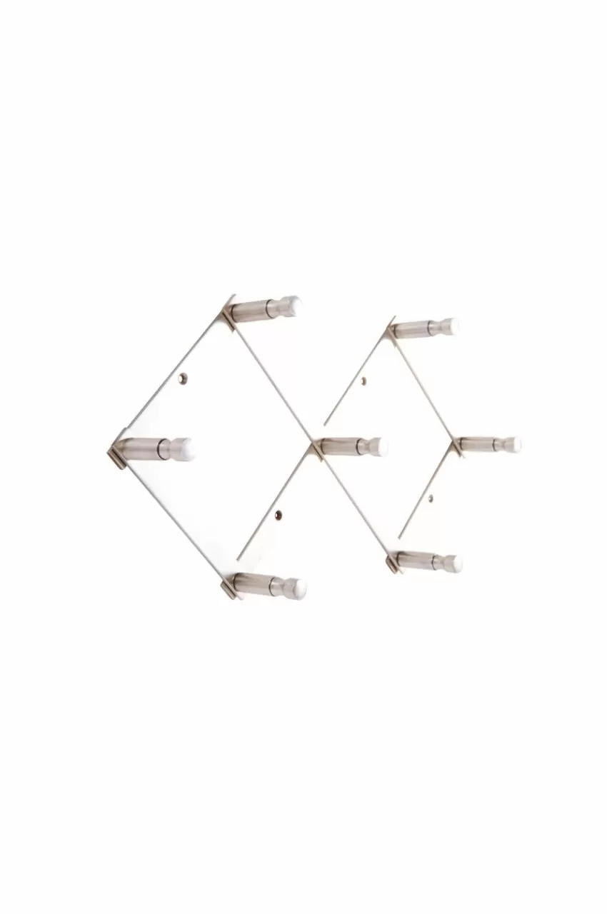 Badrumstillbehör | Förvaring*Jotex CROSSY Hängare - 7 Knoppar Silver