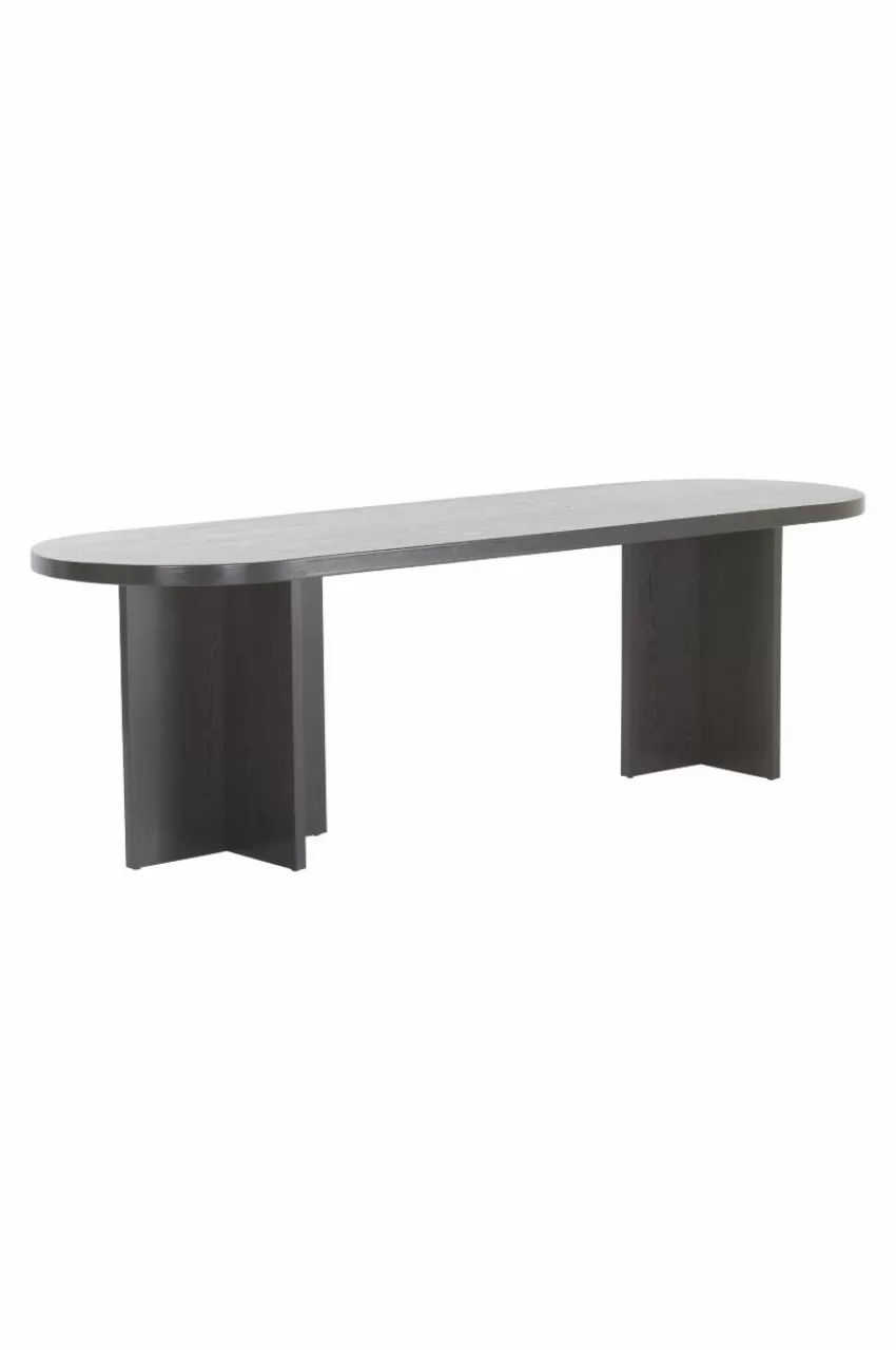 Bord*Jotex CRUZ Matbord 80x260 Cm Svart askfaner