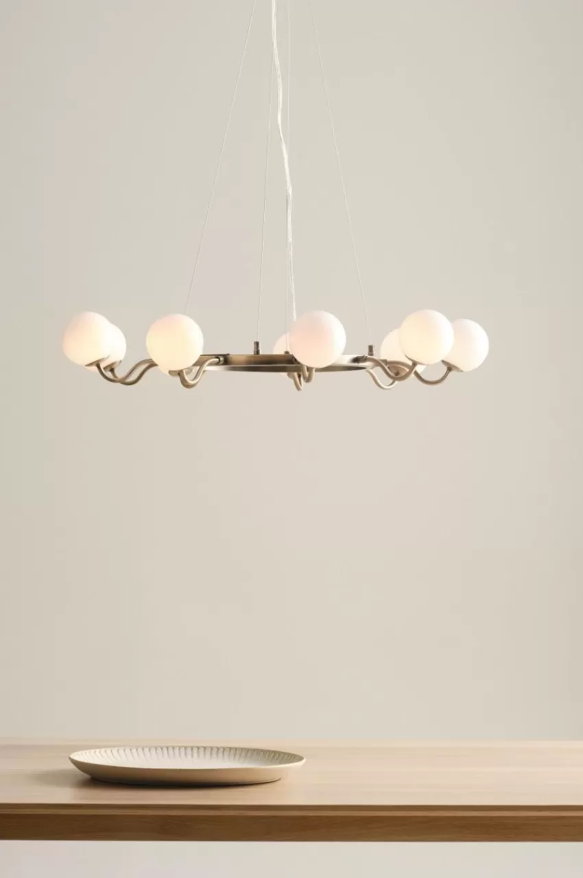 Taklampor | Kristallkronor & Takkronor*Jotex CURVY Taklampa Brons